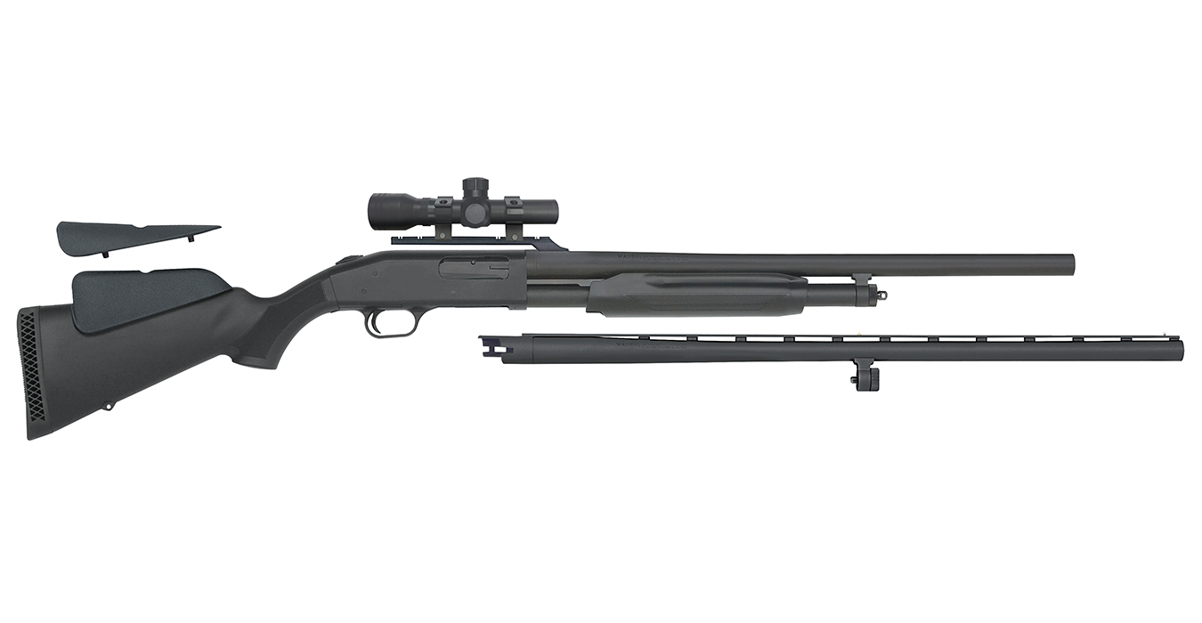 500 12 Gauge Combo Shotgun with Deer/Field Barrel and Dead Ringer 2.5x20mm Scope