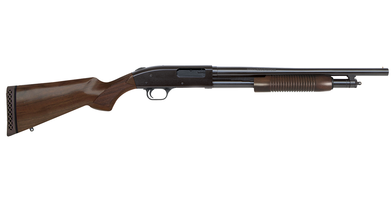 500 Retrograde 12 Gauge Pump-Action Shotgun with Walnut Stock