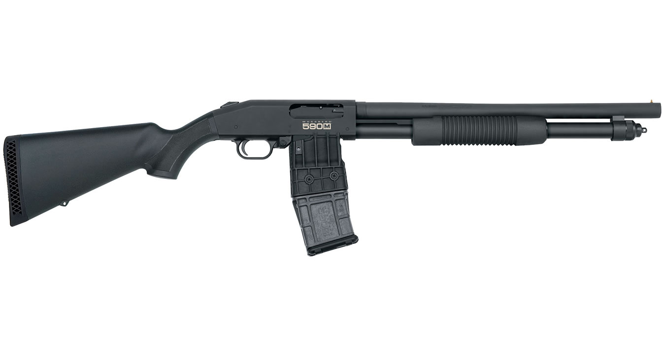 590M 12 Gauge Mag-Fed Pump-Action Shotgun with 10 Round Magazine