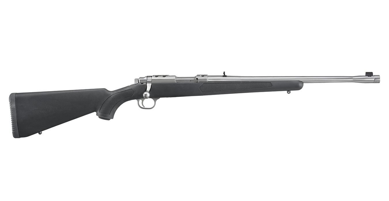 77/44 44 Rem Mag Bolt Action Rifle with Black Synthetic Stock and Stainless Barrel