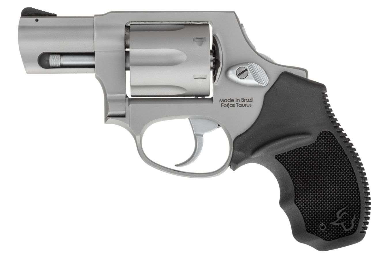 856 38 Special Double-Action Matte Stainless Revolver with Concealed Hammer