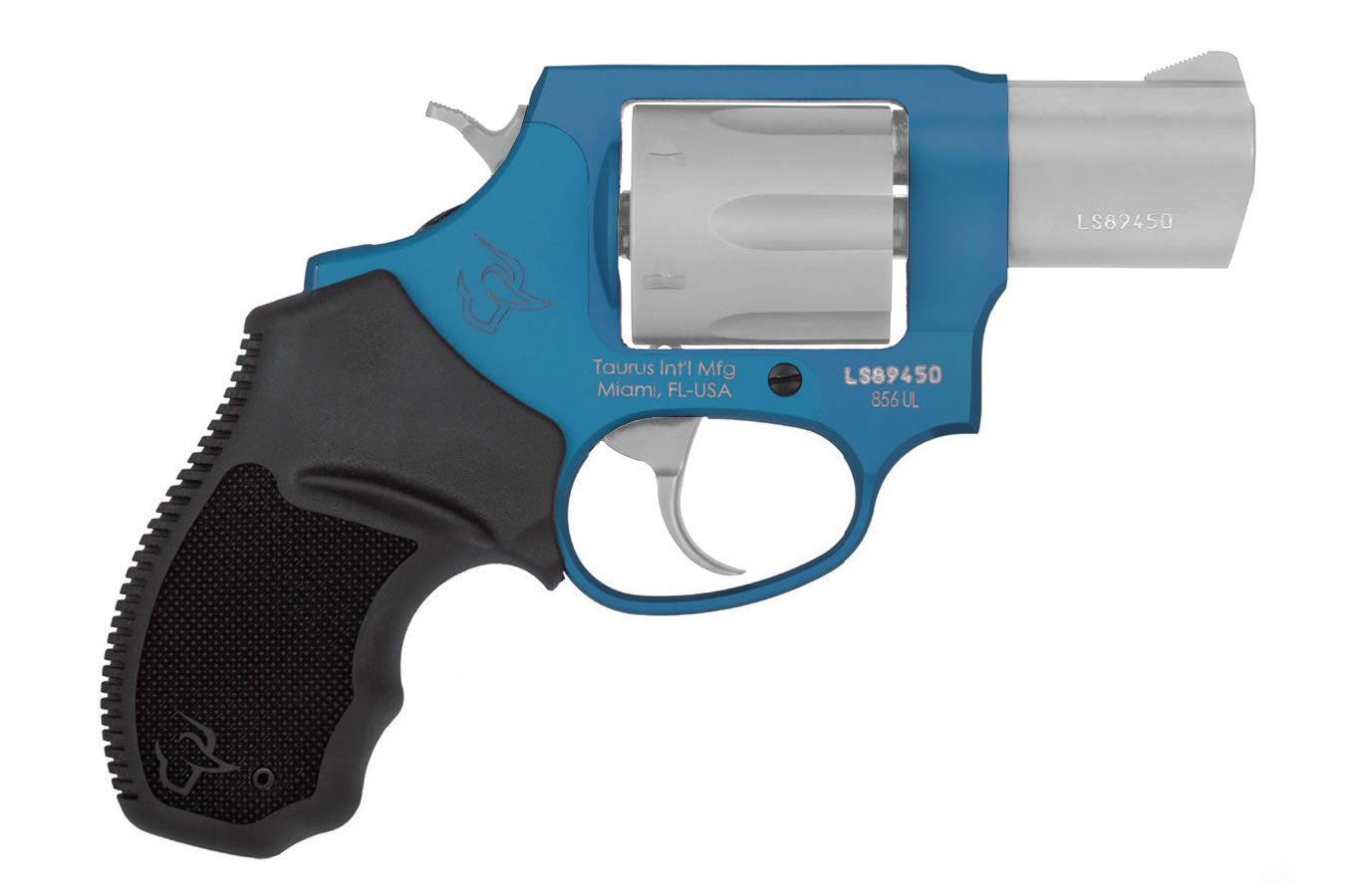 856 Ultra Lite 38 Special Revolver with Azure/Stainless Finish