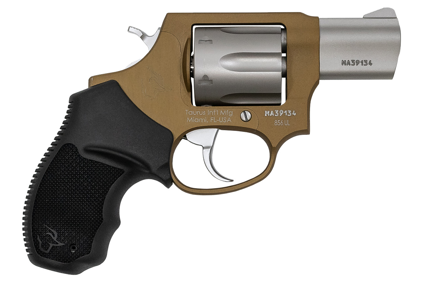 856 Ultra Lite 38 Special Revolver with Bronze / Matte Stainless Finish