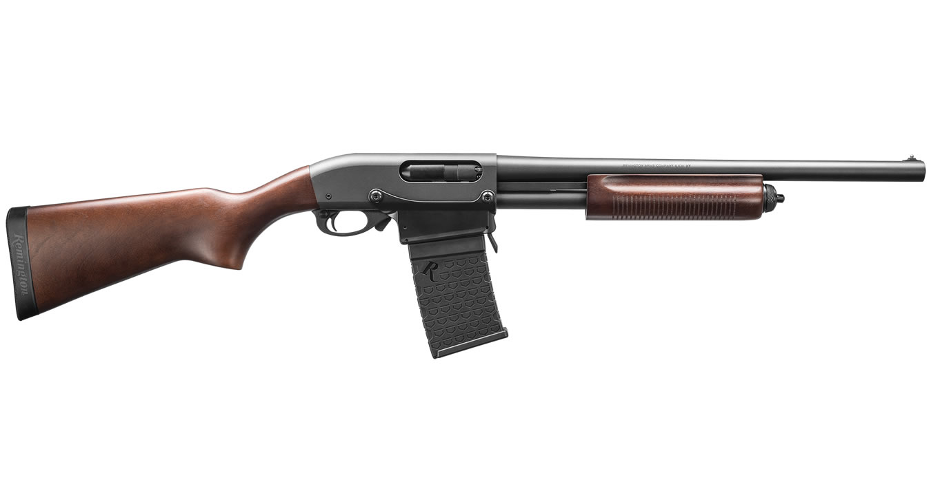 870 DM 12 Gauge Pump-Shotgun with Hardwood Stock and Detachable Magazine