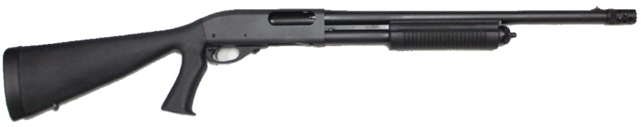 870 Tactical Pump Action Shotgun with Black Matte Finish