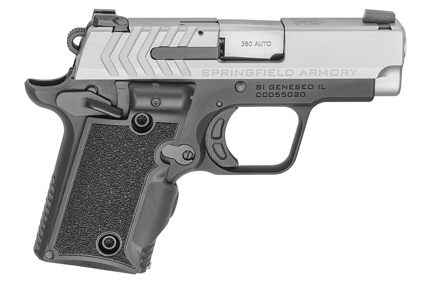 911 380 ACP Stainless Carry Conceal Pistol with Viridian Red Laser