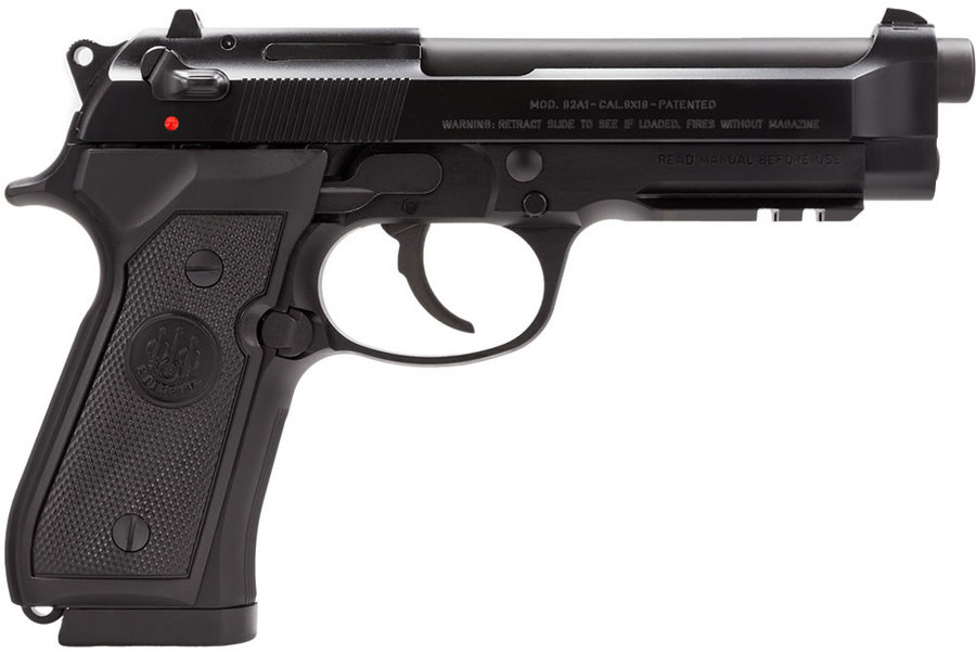 92A1 9mm Centerfire Pistol with Rail and 3 Magazines