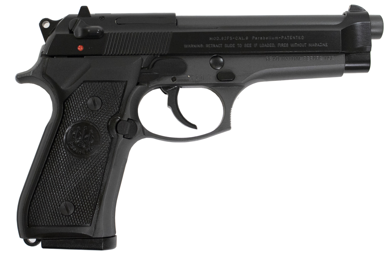92FS 9mm DA/SA Pistol with Sniper Gray Frame