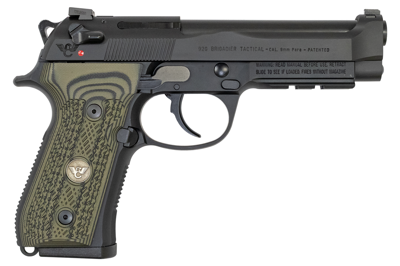 92G Brigadier Tactical 9mm Pistol with WC G10 Grips