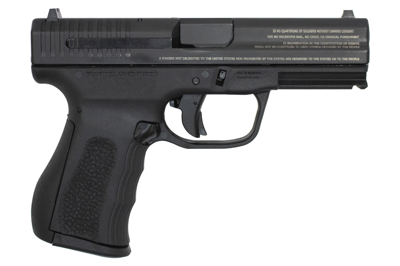 9C1 G2 9mm 14-Round Semi-Auto Pistol with U.S. Bill of Rights Engraved Slide
