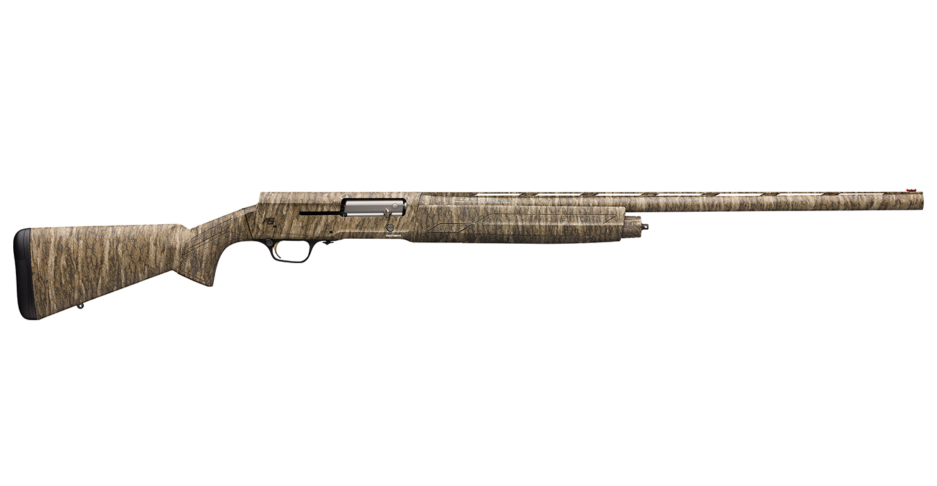 A5 12 Gauge Semi-Automatic Shotgun with Mossy Oak Bottomland Camo Finish