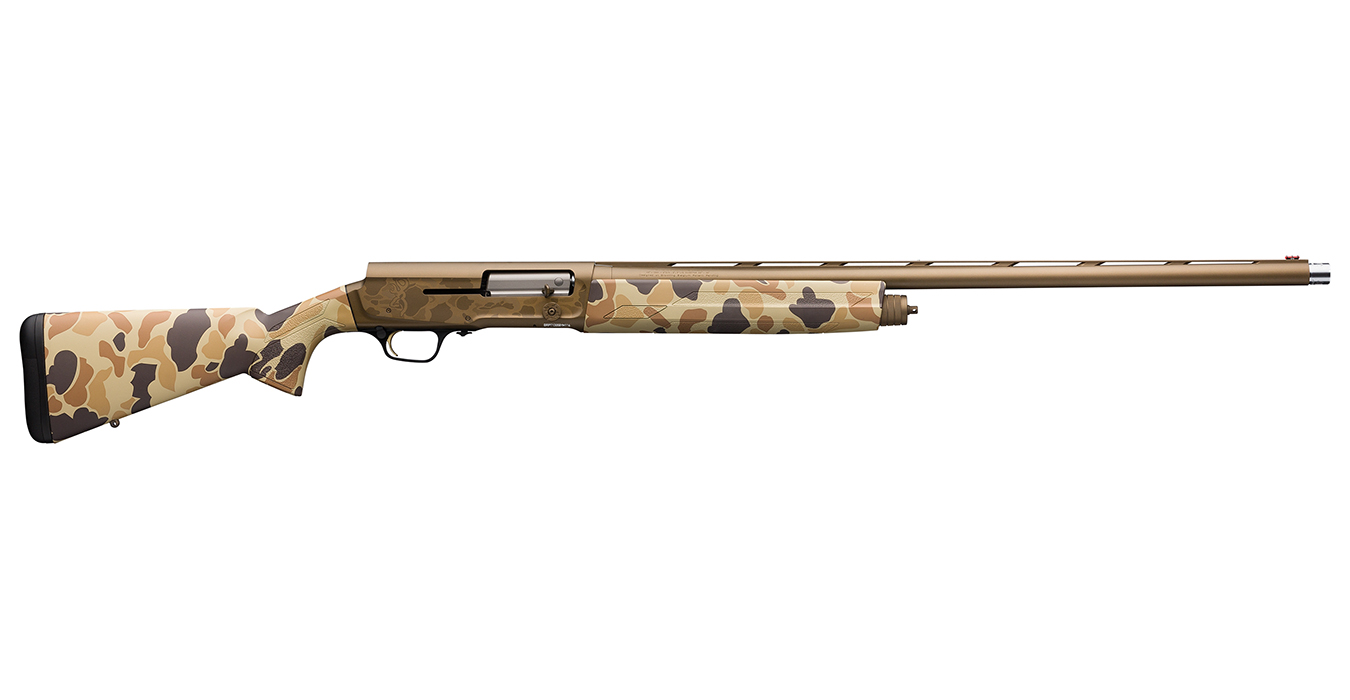 A5 Wicked Wing 12 Gauge Semi-Auto Shotgun with 28 Inch Barrel and Vintage Tan Camo Finish