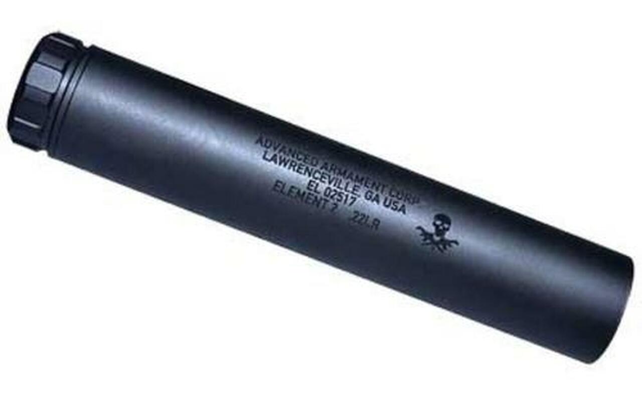 AAC Element2 22LR Rimfire Silencer 1/2×28