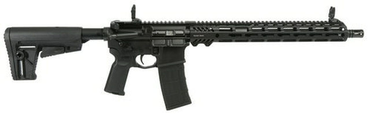 Adams Arms P2 300 Blackout 16″ 6-Position Collapsible Stock QPQ Melonite/Black Nitride