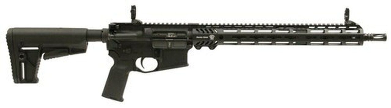 Adams Arms P2 Rifle with Adjustable Block 223 Remington/5.56 NATO 16″ Barrel, 6-Position Black Stock Black Melonite, 30rd