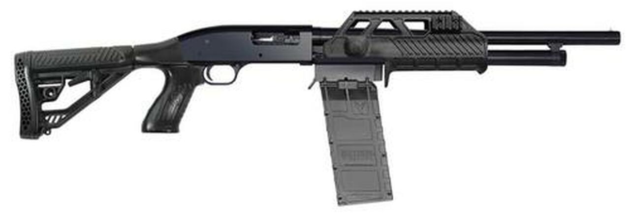 Adaptive Tactical Maverick 88 Sidewinder Venom 12 Ga, 18.5″, 2.75″, 4-Position Black, 10rd