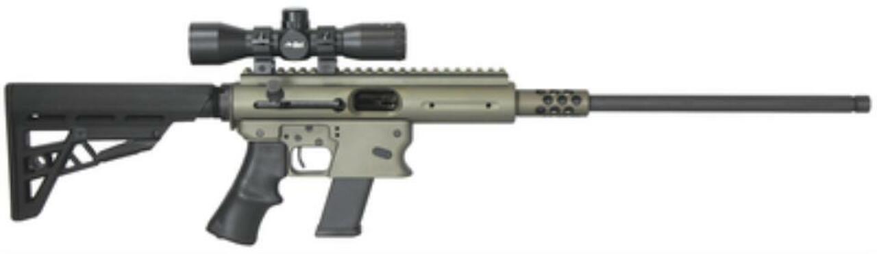 Aero Survival Rifle, 10mm, 16.25″, 4x Scope, Collapsible Stock, 10rd OD Green