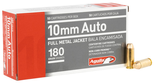 Aguila Target & Range 10mm, 180gr,1200 fps, FMJ, 50Bx/20Cs