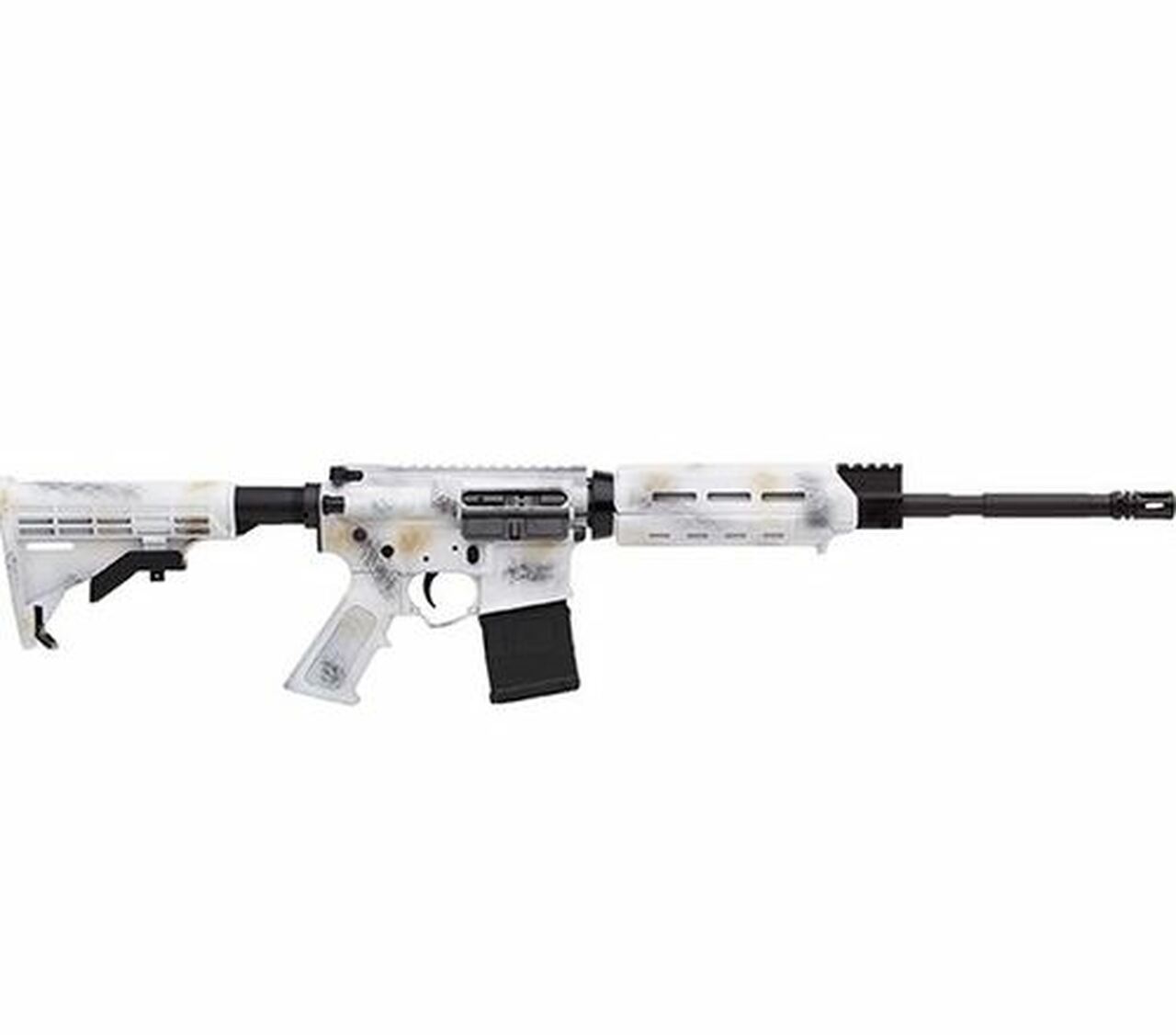 Alex Pro Arctic AR-15 5.56/223 16″ Barrel Optic Ready Snow Camo