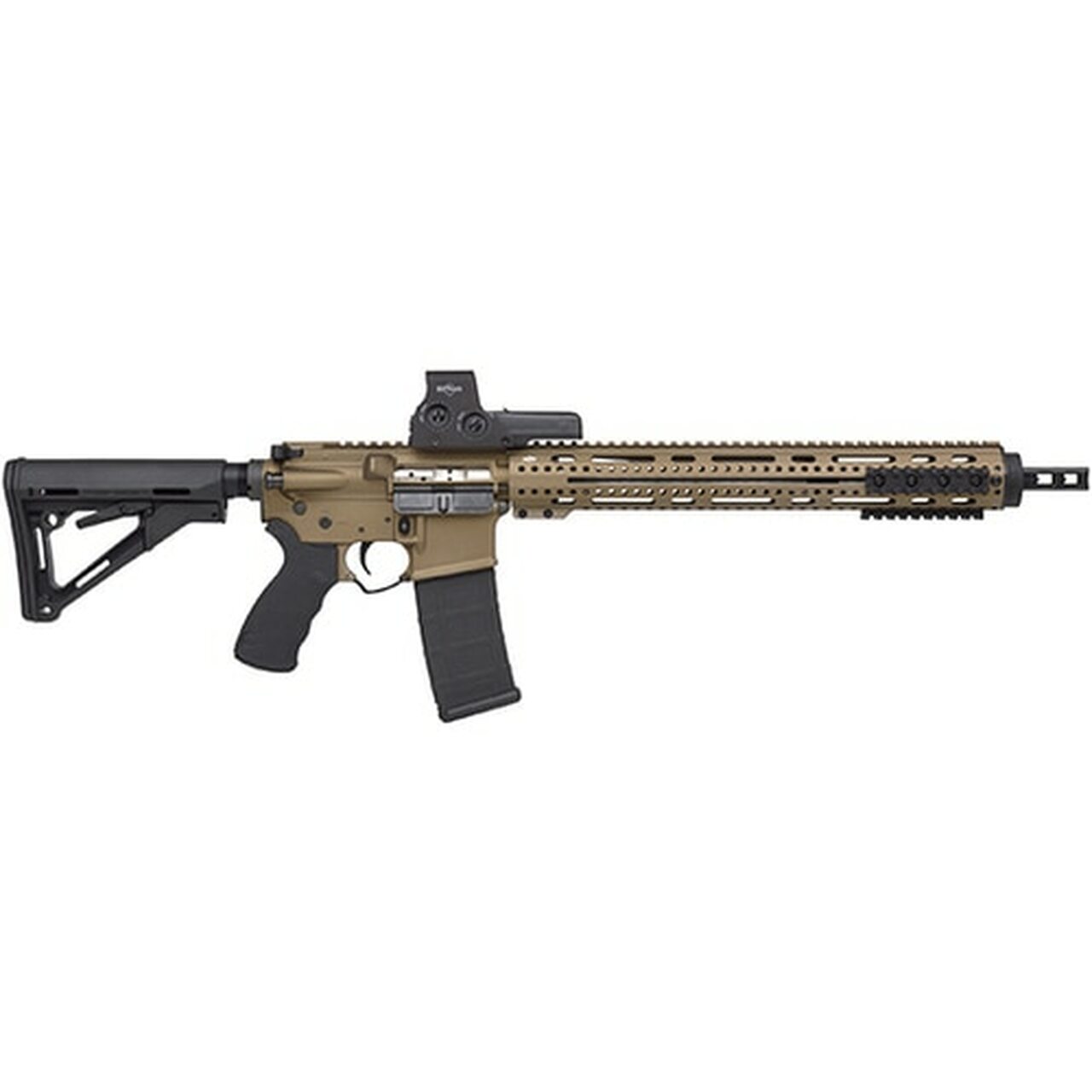 Alex ProAR-15 Package5.56/ 223WYLDE 16″ SS BARREL, 512 EOTECH BURNT BRONZE