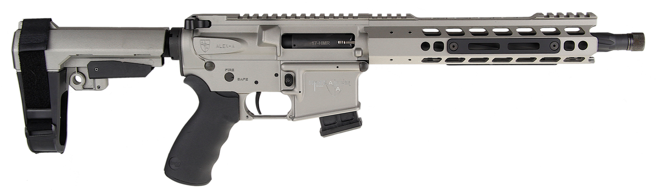 Alexander Arms Highlander 17 HMR, 11″ Barrel, SBA3, Sniper Gray, 10rd