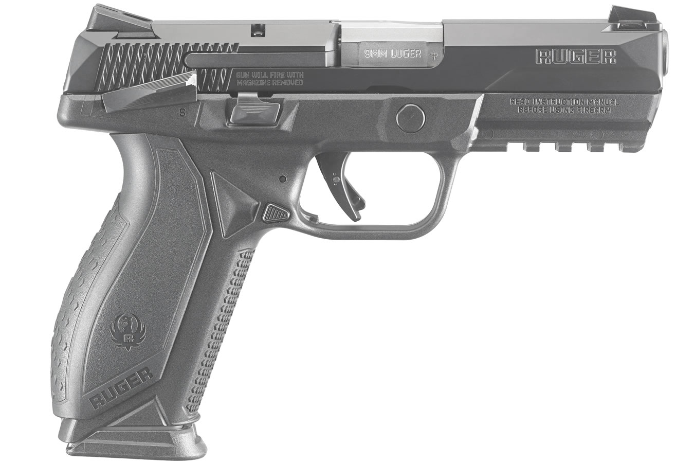American Pistol 9mm Luger with Manual Safety
