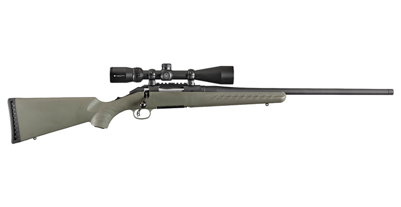 American Predator 6.5 Creedmoor with Vortex Crossfire II 3-9×40 Scope and Moss Green Stock