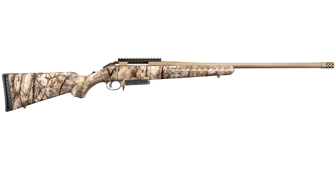 American Rifle 243 Win with GoWild I-M Brush Camo Stock and AI-Style Magazine