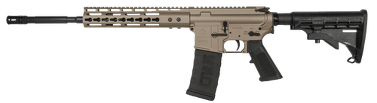 American Tactical ATI Milsport 5.56mm, 16″ Barrel, 10″ Keymod, Adj Stock, RIA Cerakote Flat Dark Earth, 30rd