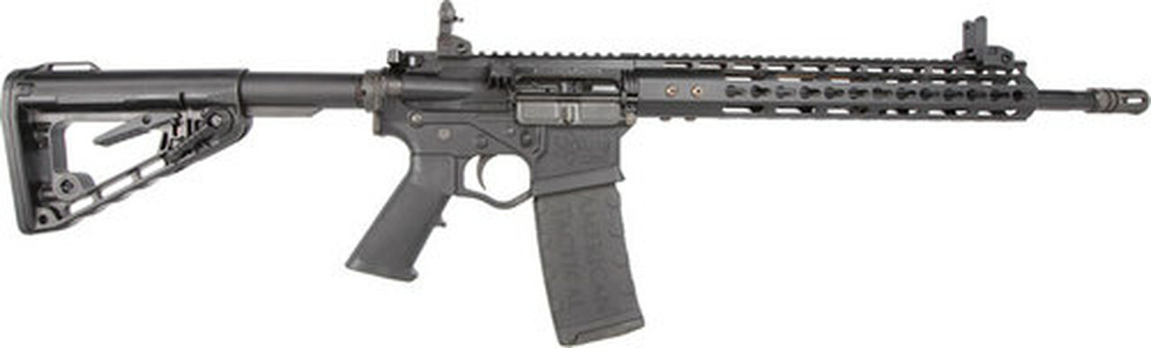 American Tactical ATI Omni Hybrid Maxx Poly Receiver RIA 300 Blackout, 16″ Barrel, 12″ KM Rail, RGRS Sight, 30rd