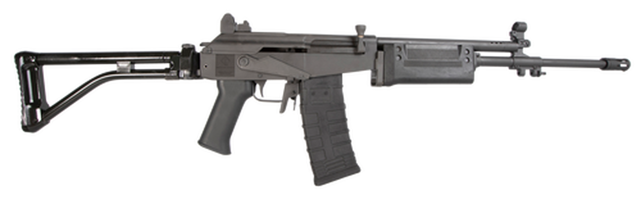 American Tactical, GALEO, Semi-automatic, 223 Rem/556NATO, 18″ Barrel, Black, Polymer Furniture, Folding Stock, 30Rd, 1 Magazine