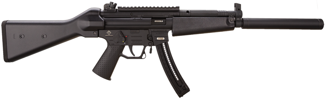 American Tactical Imports German Sport 522 Light Weight Carbine 16.25 Inch Barrel Matte Black Finish Weaver Rail Synthetic Stock 22 Round