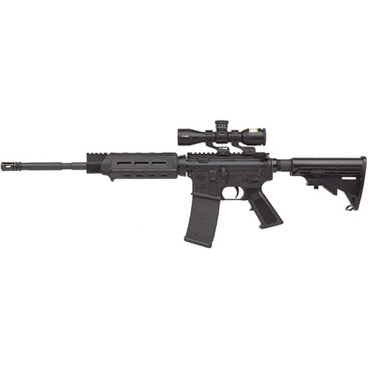 APF ECONO 223/5.56 16″ Barrel W Nikon 3X SCOPE, 30 Rd Mag