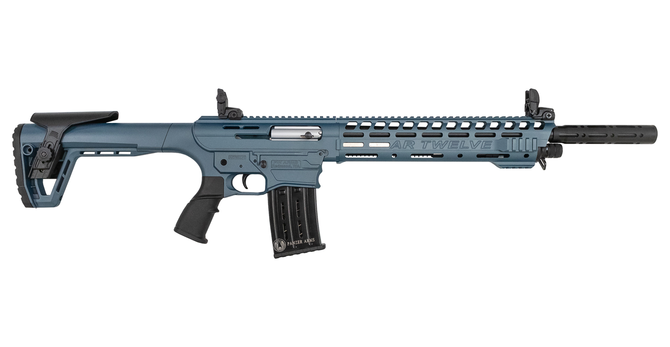 AR Twelve 12 Gauge Semi-Auto Shotgun with Blue Metal Finish