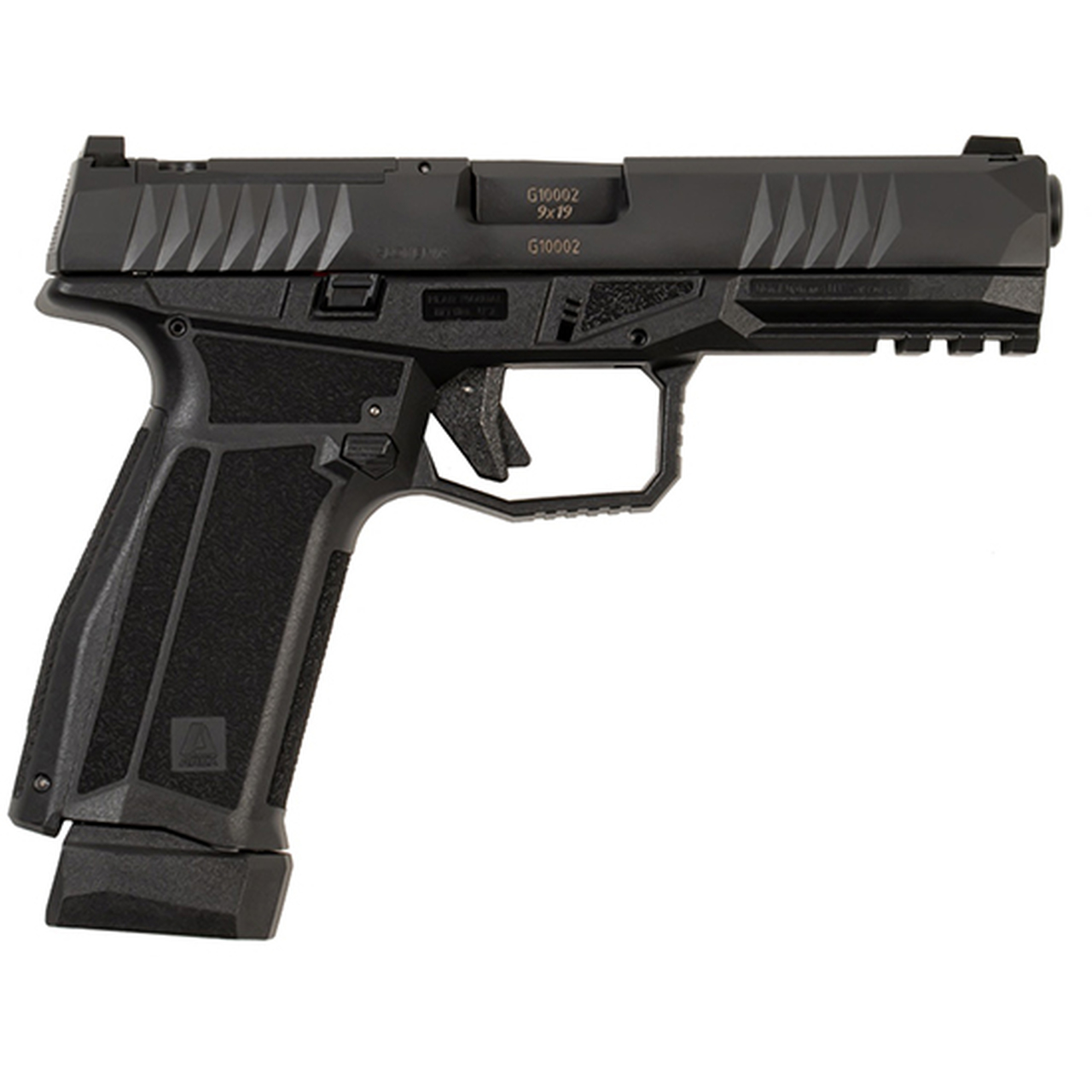 Arex Delta L 9mm, 4.5″ Barrel, Optics Ready/White Dot Sight, Black, 17rd/19rd