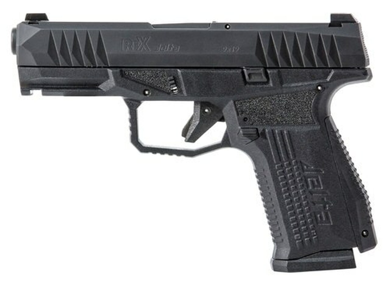 Arex Rex Delta 9mm, 4″ Barrel, Interchangeable Backstrap, Black, Nitride Stainless Slide, 15rd/17rd