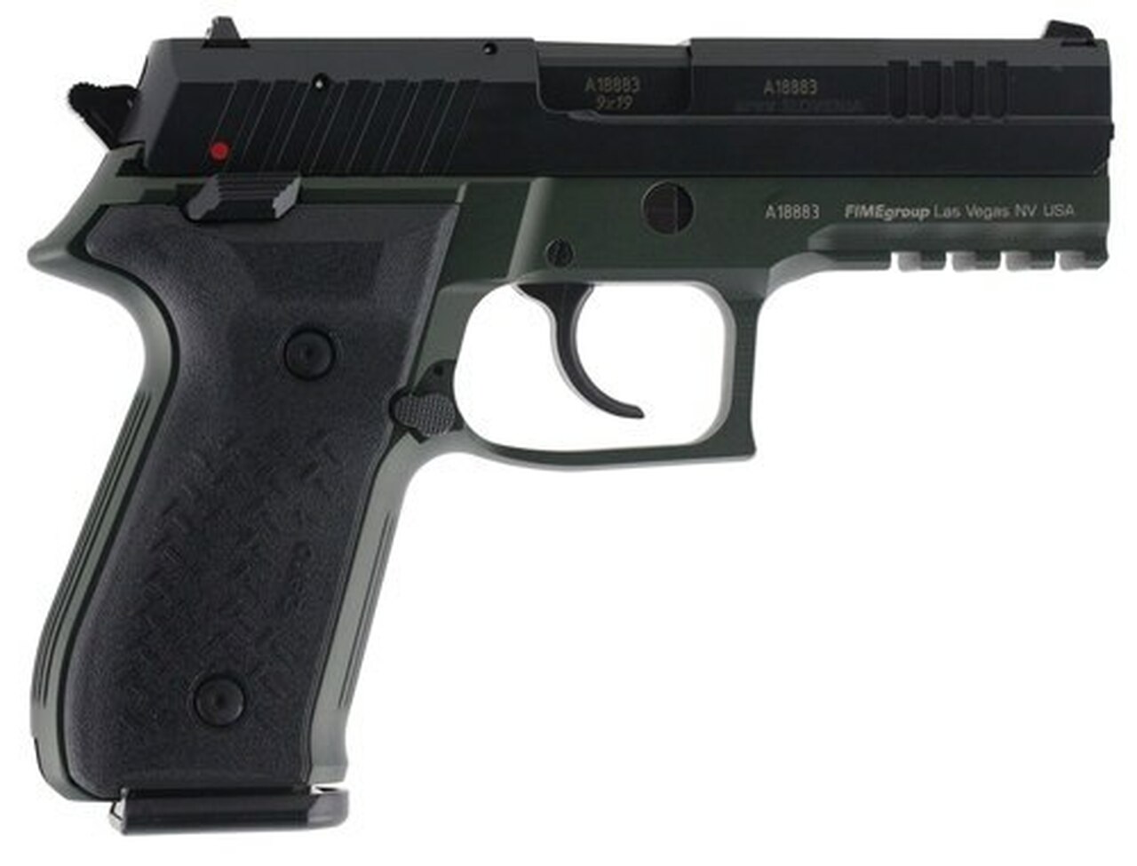 Arex Rex Zero 1 Standard Single/Double 9mm, 4.3″ Barrel, OD Green, 17rd