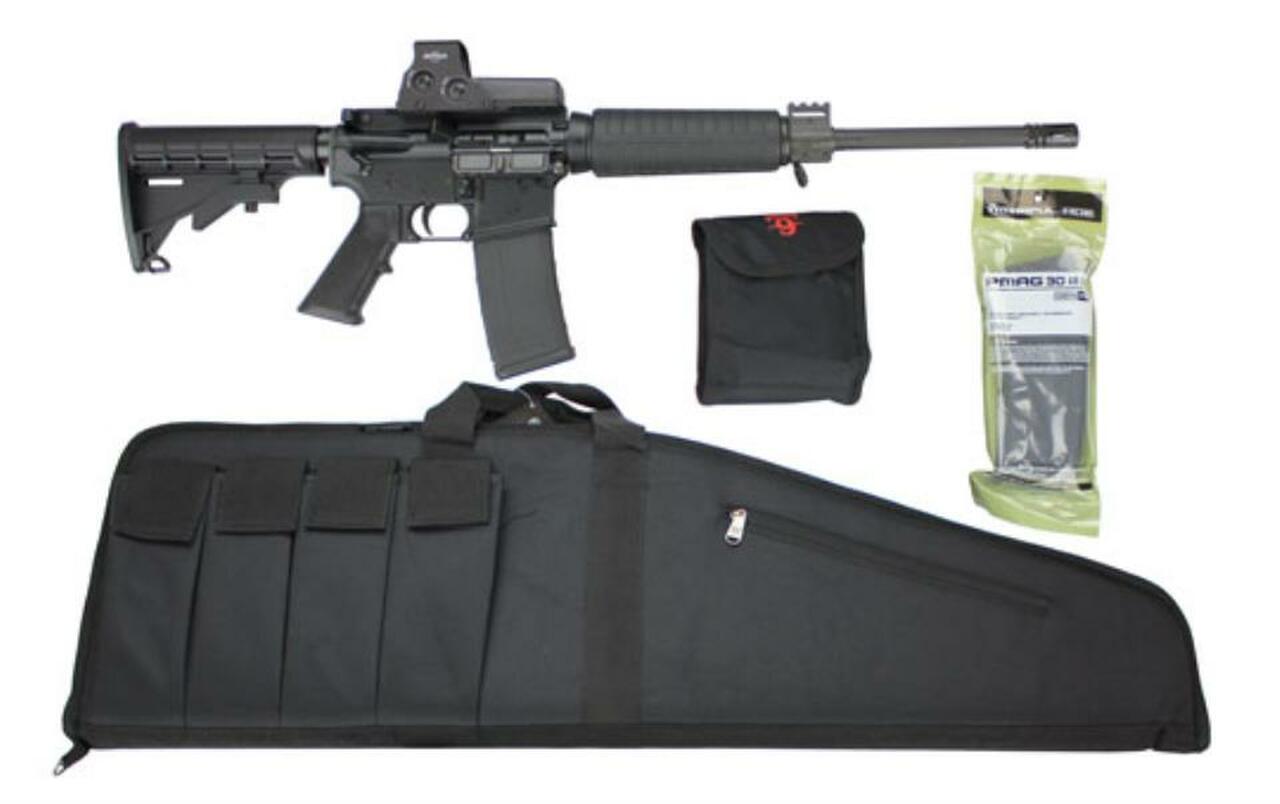 Armalite AR-15 Rifle Package, EOTech 512 Sight, Case & Mags