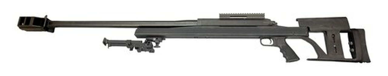 Armalite AR-50A1 .50 BMG, 30″ Barrel, GGG Bipod, Aluminum Stock, Black, Display Model