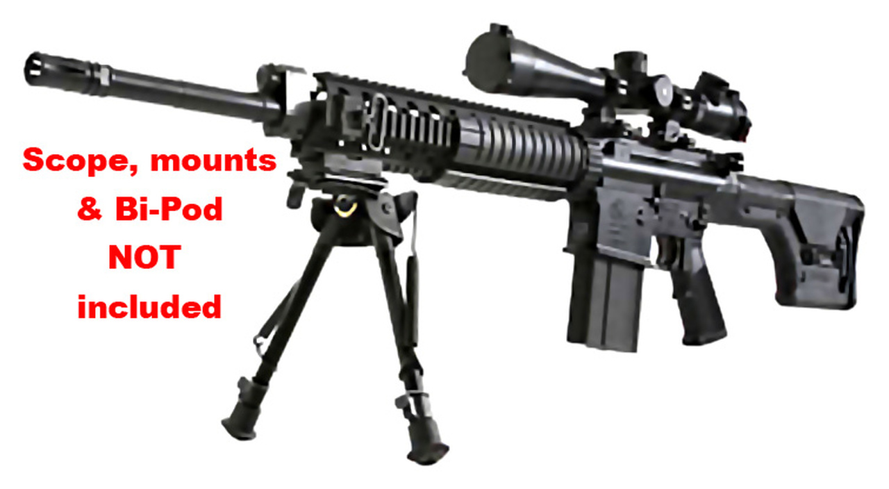 Armalite AR10 SuperSASS 7.62/308 Rifle, MagPul Stock 20″ barrel 20rd Mag