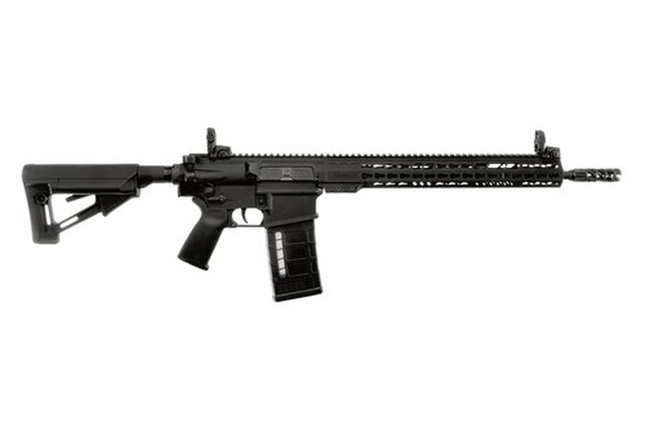 Armalite, AR10 Tactical, Semi-automatic, AR, 308WIN/762NATO, 14.5″ Barrel with Pinned Brake, Black Anodized finish, Pistol Grip and Collapsible Stock, 25Rd