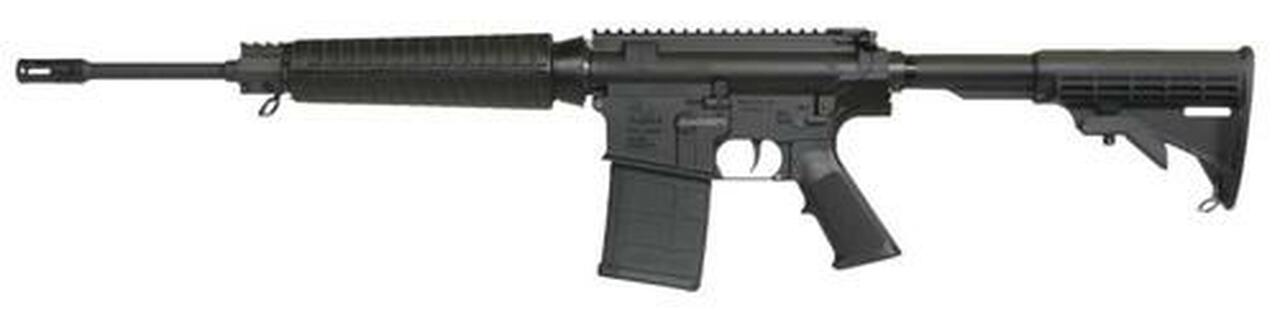 Armalite, Defensive Sporting Rifle, 308 Winchester, 16″ Barrel, 1:11 Twist, Black, Black Collapsible Stock, 20Rd, 1 Magpul Magazine, Mil-spec 1913 Rail