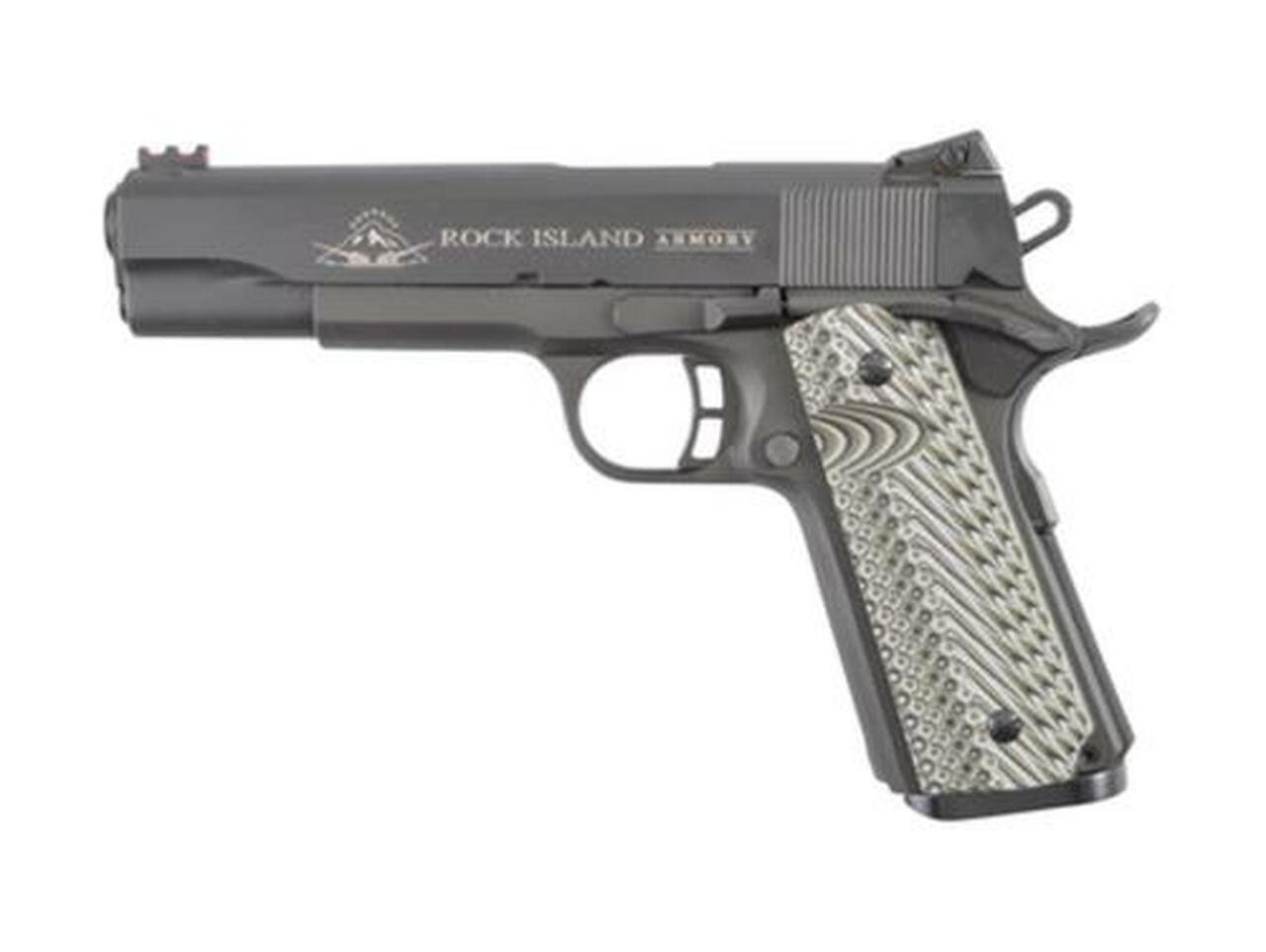 Armscor Precision Rock Island Armory 1911-A1 FS Match 45 ACP 6″ Parkerized Rail 8 Round