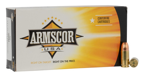 Armscor Subsonic 9mm, 147gr, Full Metal Jacket, 50rd Box