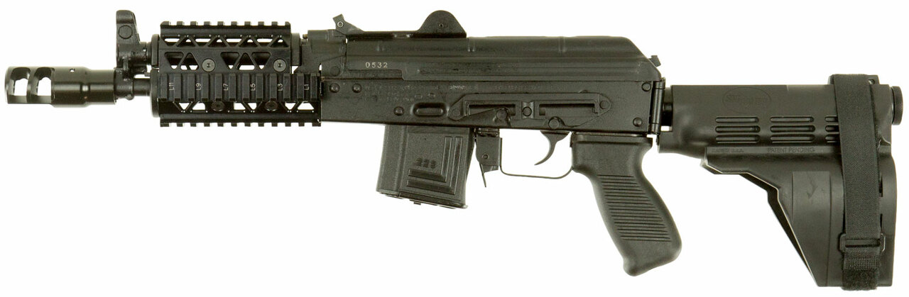 Arsenal AR-15 Pistol SA 5.56 NATO/223 8.5″ Barrel, Brake 4 Rail PS Brace