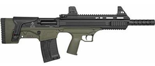 ATI Bulldog 20 Ga, 3″ Chamber 18.5″ Barrel, Green/Black, Bullpup Stock, 5rd