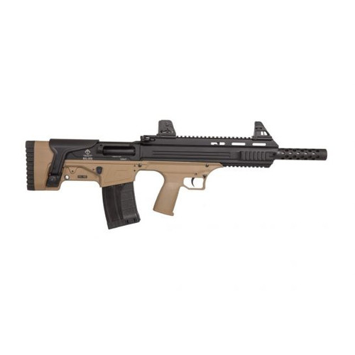 ATI Bulldog 20 Ga, 3″ Chamber 18.5″ Barrel, Tan/Black, Bullpup Stock, 5rd