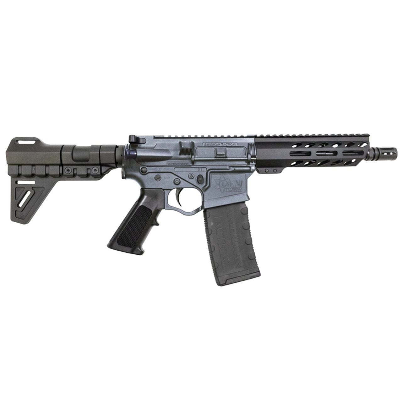 ATI Omni Hybrid MAXX AR-15 Pistol 300 AAC Blackout 7.5″ Barrel, M-LOK Rail, Low Profile Gas Block, 30 Rd