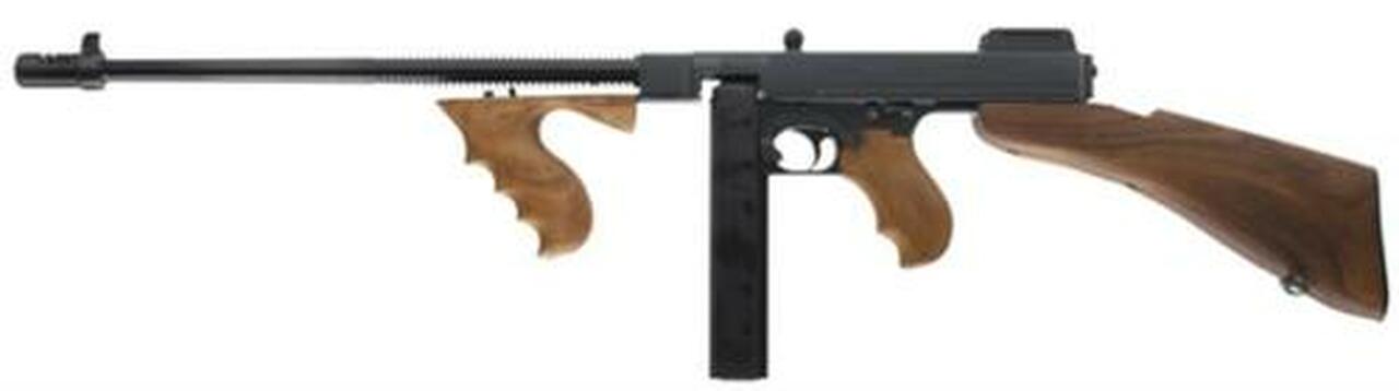 Auto Ordnance Thompson 1927A1 45 ACP 16.5″ Barrel, 50 Drum and 30 Round Stick Mag., Detachable Buttstock/Vertical Foregrip