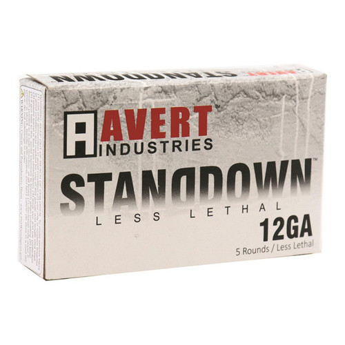 Avert Stand Down 12 Ga, 2.75″, 77gr, Double Rubber Ball, 5rd Box